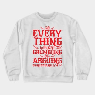 Philippians 2:14 Crewneck Sweatshirt